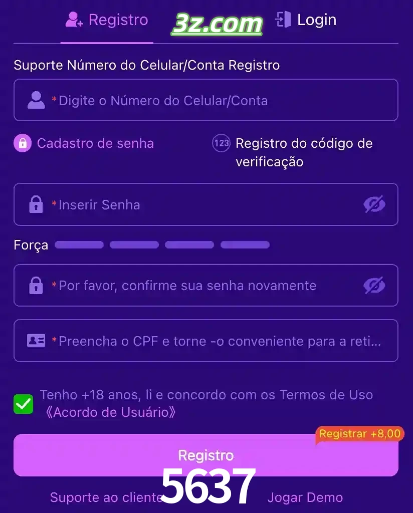 bonus de cadastro imediato